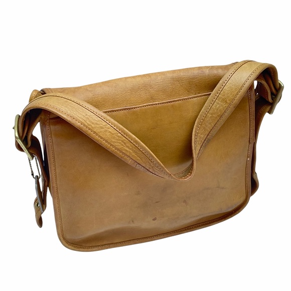 COPY - Vintage leather coach bag - Picture 3 of 10